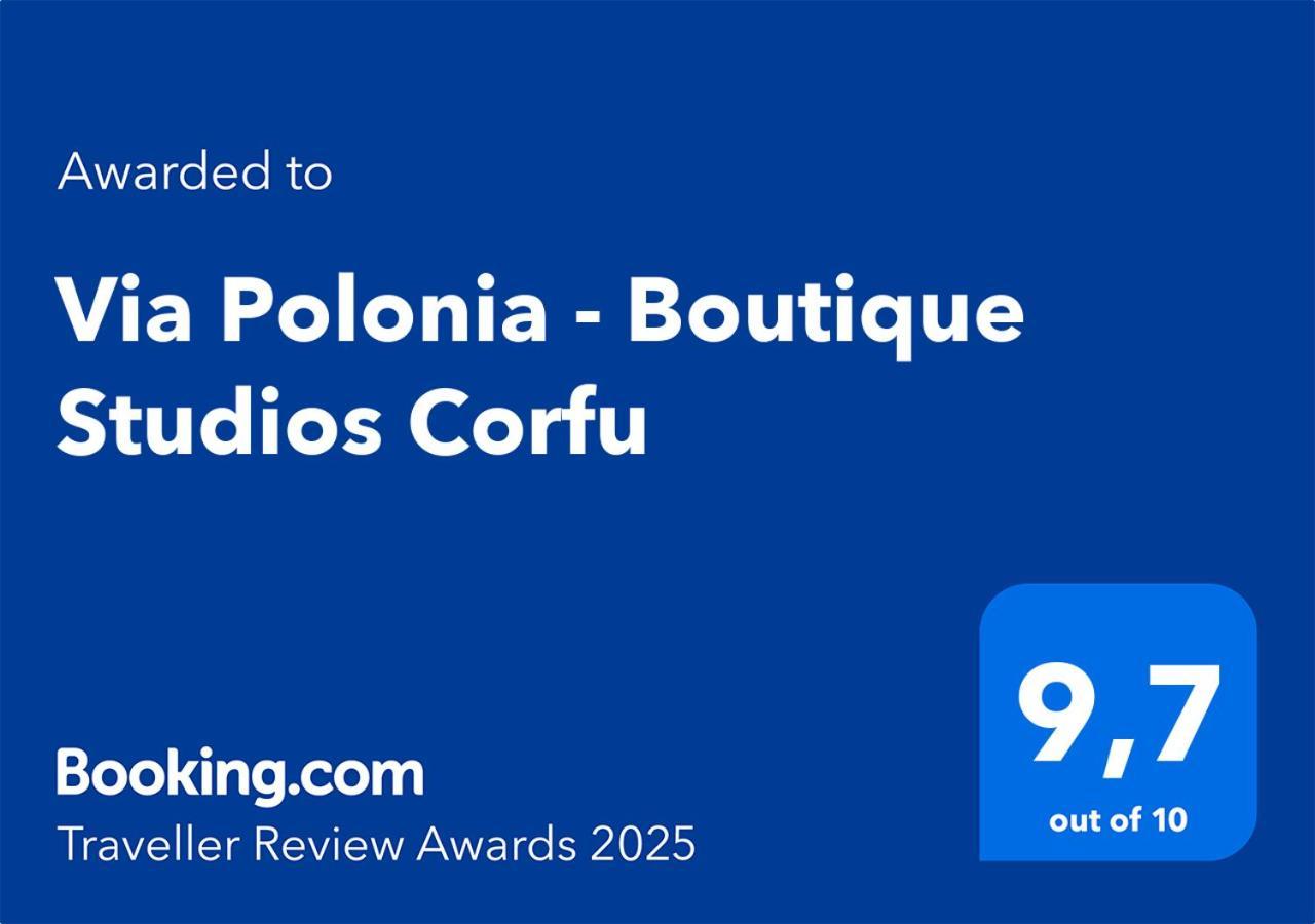 Via Polonia - Boutique Studios Corfu Agios Georgios  ภายนอก รูปภาพ